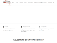 Tablet Screenshot of downtownkearney.com